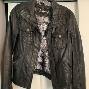 Guess leather jacket